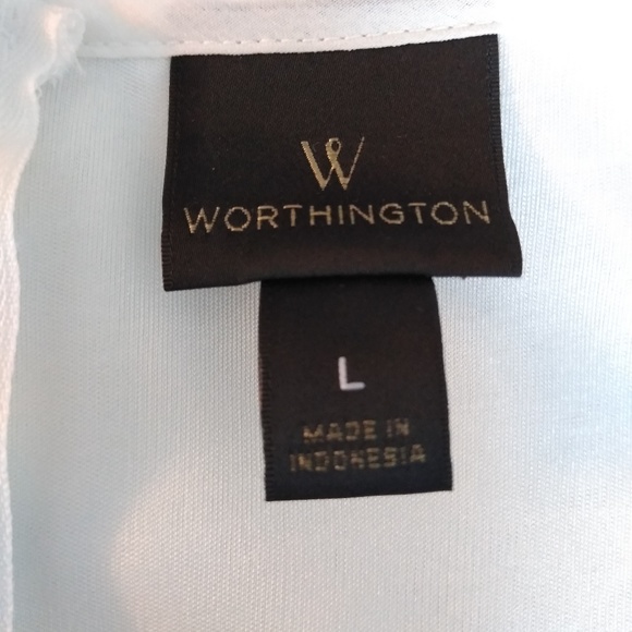 Worthington career Ivory blouse - Picture 3 of 5